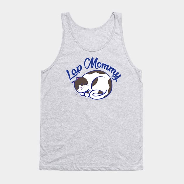 Lap Mommy (brown spot cat) Tank Top by mcillustrator